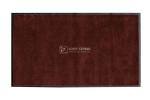 Ворсовый ковер на резиновой основе MONO chocolate 85x150