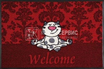 Коврик для дома wash+dry Yoga Cat 50x75