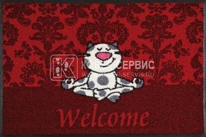Коврик для дома wash+dry Yoga Cat 50x75