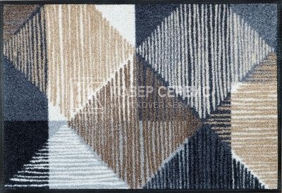 Коврик для дома wash+dry Lines and Boxes 75x120