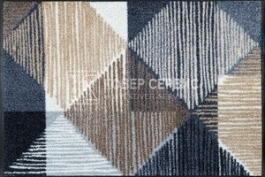 Коврик для дома wash+dry Lines and Boxes 75x120