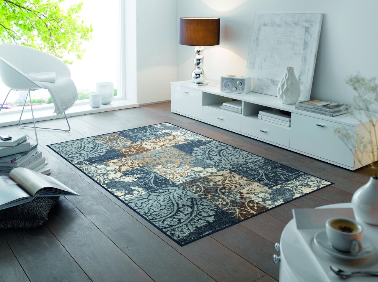 Коврик для дома wash+dry Armonia grey 115x175