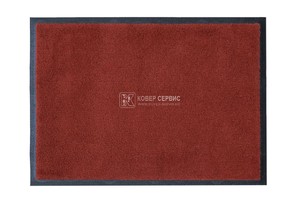 Ворсовый ковер на резиновой основе Monotone Terracotta 60x85