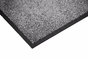 Ворсовый ковер на резиновой основе Iron-Horse black pearl 60x85