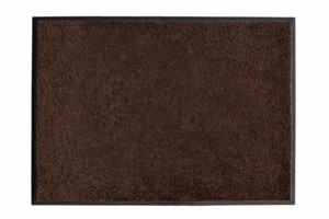 Ворсовый ковер на резиновой основе ENTRANCE brown 85x120