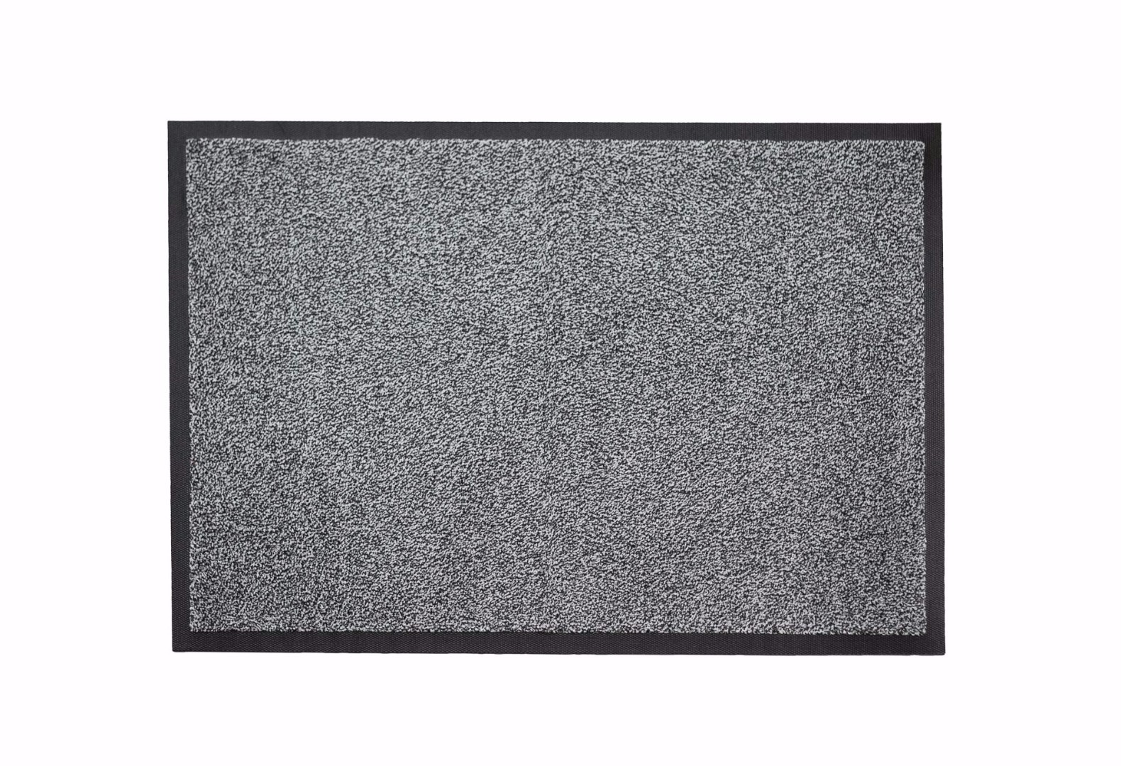 Ворсовый ковер на резиновой основе Iron-Horse black pearl 85x150