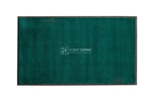 Ворсовый ковер на резиновой основе MONO green 85x150