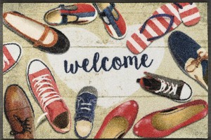 Коврик для дома wash+dry Shoes welcome 50x75