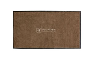 Ворсовый ковер на резиновой основе MONO taupe 85х120