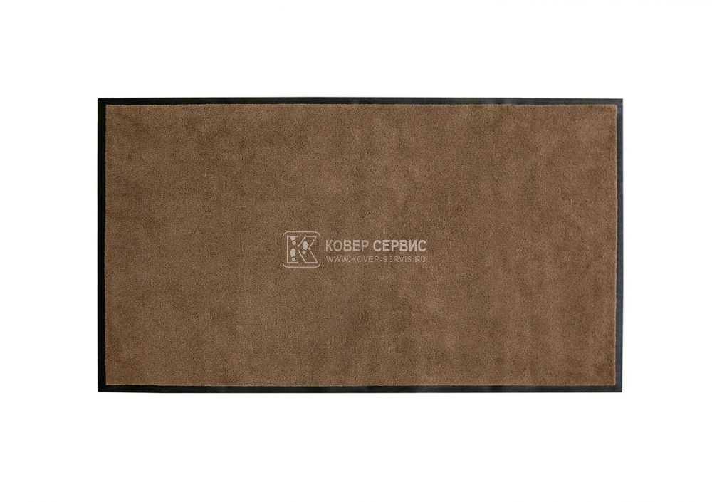 Ворсовый ковер на резиновой основе MONO taupe 85х120